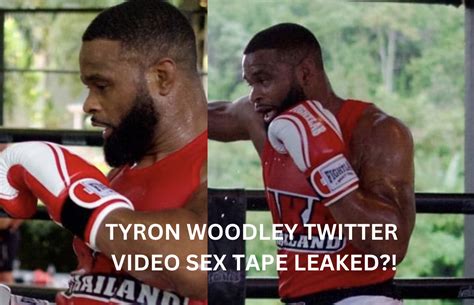 tyron woodley sex taoe|Tyron Woodley Alleged NSFW Video Leaks On Twitter